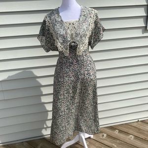 Vintage Jessica McClintock floral dress